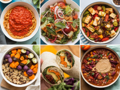 Quel plan de menus hebdomadaire pour cuisiner végétarien à 20€ par personne sans ingrédients spécifiques